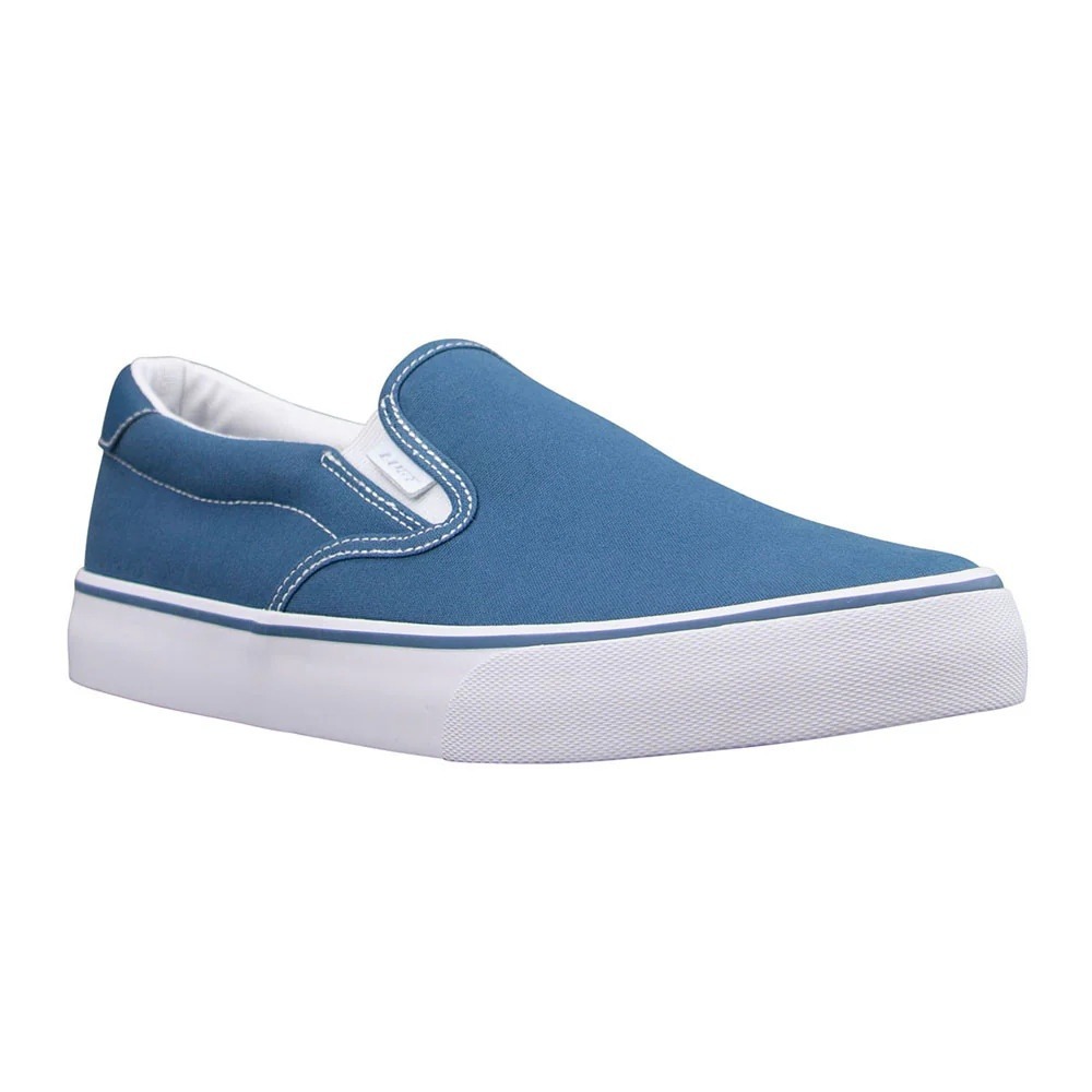 Lugz Clipper Mens Slip On Canvas Sneakers Blue White Size 13 NO BOX